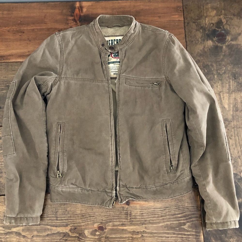 Abercrombie and Fitch Vintage Cafe Racer Jacket M